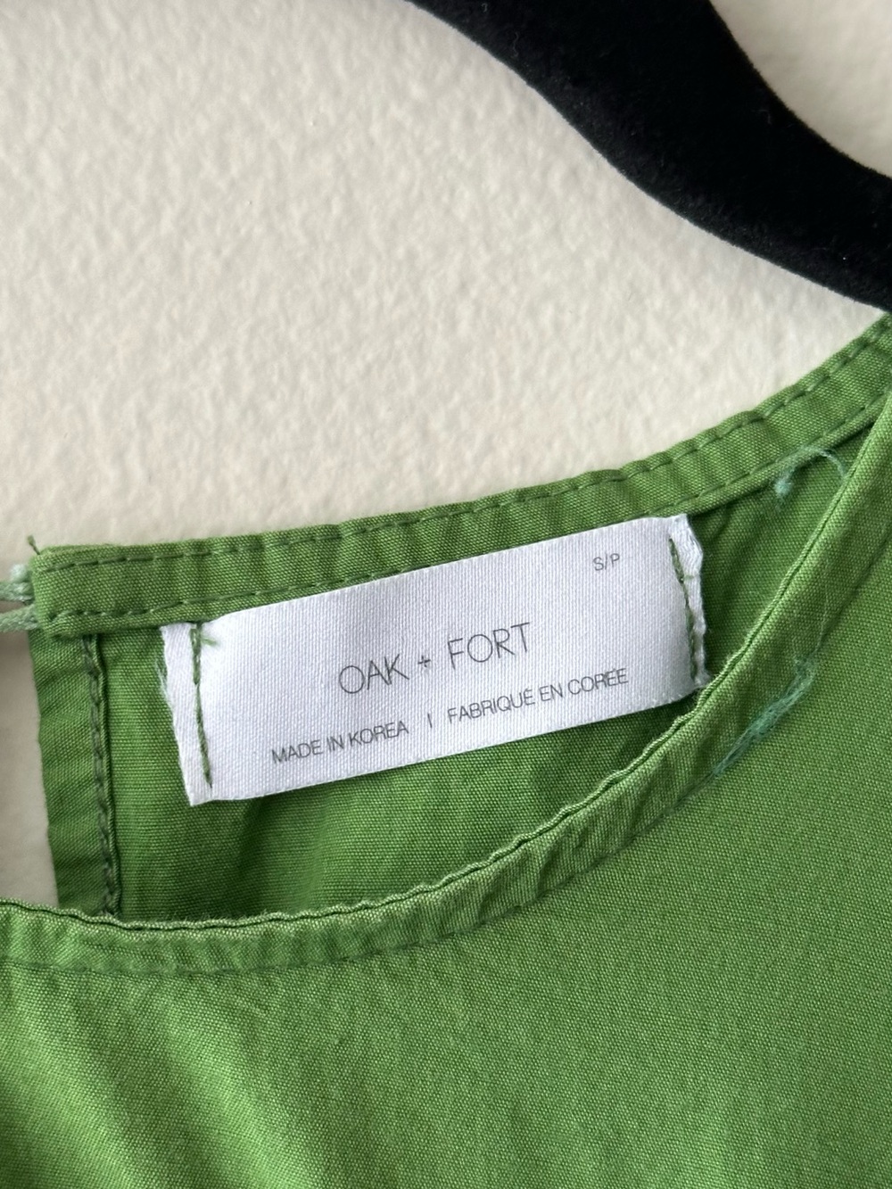 OAK + FORT Poplin Puff Sleeve Mini Dress - Picture 3 of 4